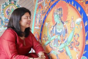 डॉ. सारिका सिंह बौद्ध परंपरा की Thangka Painting (थंका पेंटिंग) की पहली भारतीय महिला चित्रकार और शिक्षिका हैं। वे 'सेंटर फॉर लिविंग बुद्धिस्ट आर्ट, 'थंगदे गत्सल थंका स्टूडियो और हिमालय कला संग्रहालय की सह संस्थापक हैं।