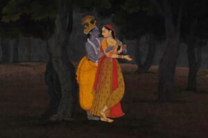 Kangra Paintings on Love: राधा कृष्ण का प्रेम 