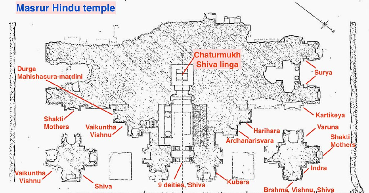 Rock Temple : मसरूर से स्वर्ग सा दिखता धौलाधार