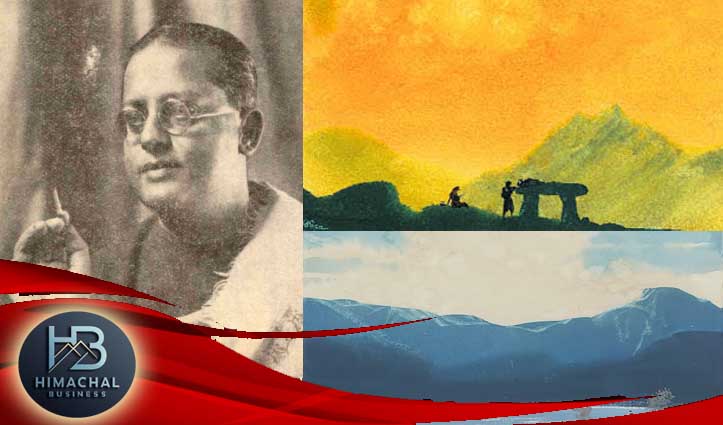 कला की दुनिया : हिमालय को पोस्टकार्ड से भी छोटे कैनवास पर विराट रूप में उतारने का हुनर, कोलकाता के बीरेश्वर सेन ने नग्गर में सीखा