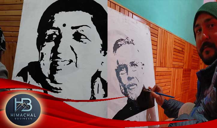 लाहौल के युवा चित्रकार प्रताप सिंह पर शहीद भगत सिंह की खास मेहरबानी, बर्फीली वादियों से उभरती स्केचिंग, शेडिंग और फिगर ड्राइंग की कहानी