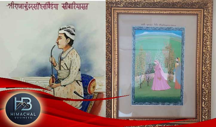 सीबा के महलों और मंदिरों की दीवारों पर गुलेर के चितेरों के हुनर के रंग